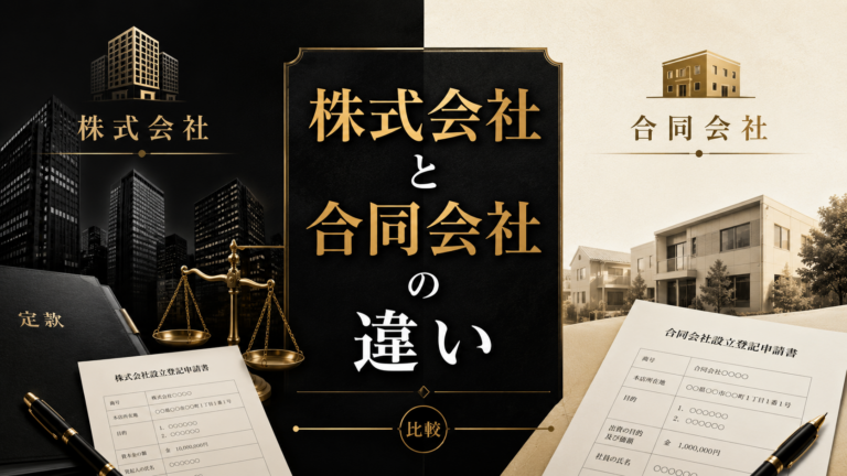株式会社と合同会社の違い
