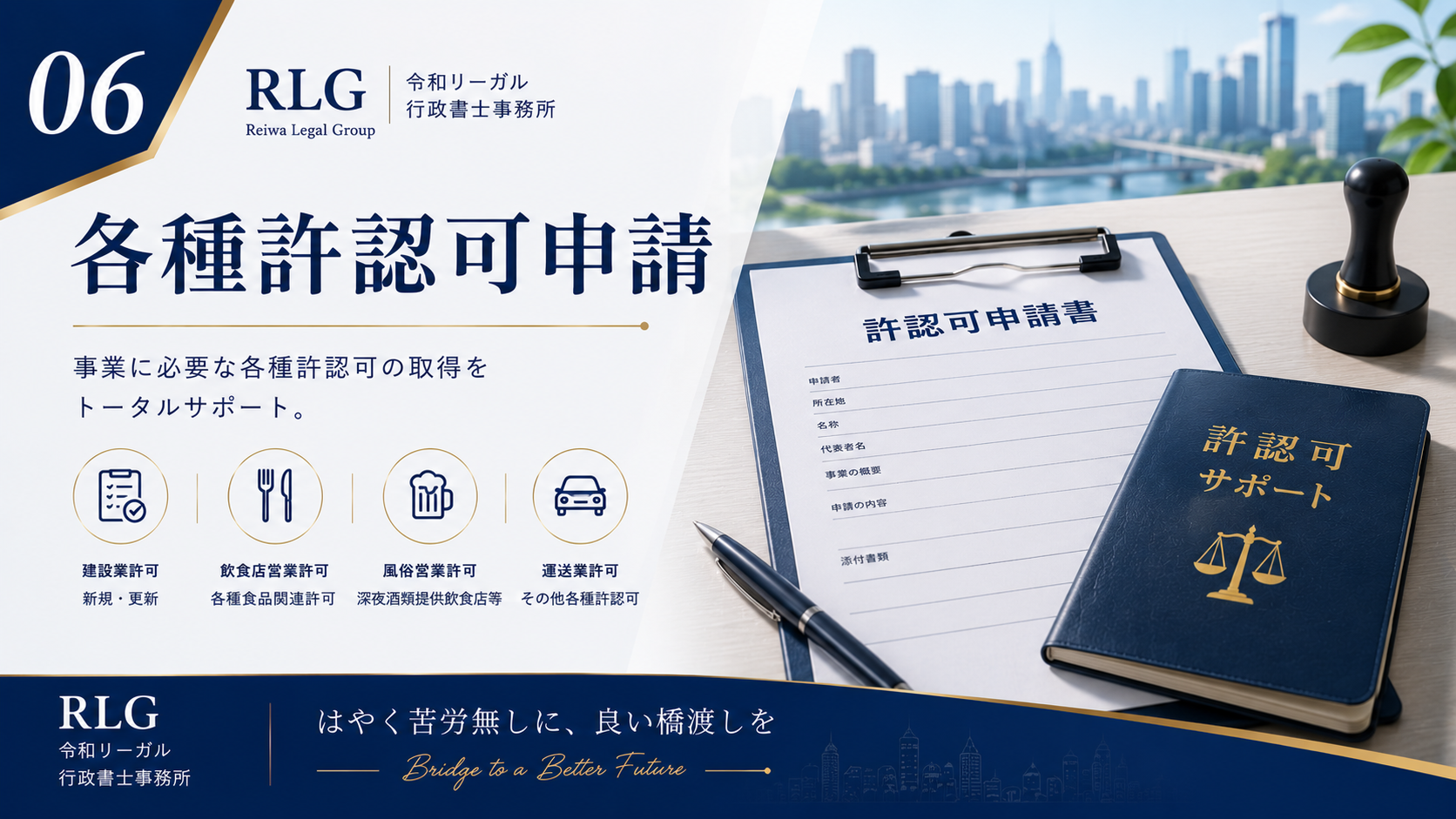 各種許認可申請